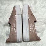 Halogen Blakely Platform Sneaker Leather Blush Pink 7.5M Croc Embossed. B74 Photo 7