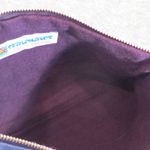 Blue Velvet Zippered Pouch Makeup Bag Travel Bag NEW with Tags Photo 3