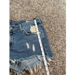 Rag and Bone  Winnie Cut Off Distressed Blue Jean Short Medium Wash Denim Size 26 Photo 8