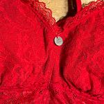 DKNY Sports Bra Small Red/lace/padded Photo 6