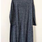Anthropologie Women’s Lounge Dress Grey Pockets Oversized XS/S Long Sweater Photo 2