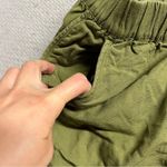 Madewell Pull-On Shorts in Khaki Olive Green Size XSmall Cotton Blend Pockets Photo 5