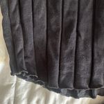 Urban Outfitters Black Ribbed Square Neck Long Sleeve Photo 1