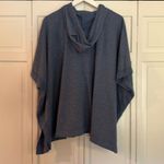 UGG Koolabura by  blue hooded poncho hooded pullover topper L Photo 6