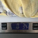 Floral Womens Top Medium Gauzy Lightweight Lined Fairy Cottagecore Beachy Dainty Yellow Photo 7