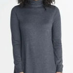 Marine layer Addison Turtleneck Sweater Dress, Dark Heather Gray Size Medium Photo 0