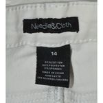 Needle & Cloth Ladies White Denim Jeans Size 14 Slim Boot Photo 7
