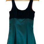 Vintage 1980s Regency Formal Gown Maxi Dress Size 3/4 Ombre teal and burgundy Photo 2