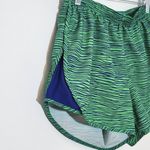  Green and Navy Running Shorts Size Medium Nike Women's Shorts Photo 3