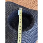 Women’s Wide Brim Hat With Bow Breathable Sunscreen Travel Sunshade Foldable Black Photo 3