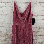 Retrofête Retrofete Jill Sequin Mini Dress in Pastel Pink Size XS NWT Spaghetti Straps Photo 2