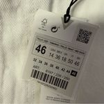 ZARA NWT Wide-Leg High-Rise Jeans White Size 14 Photo 6