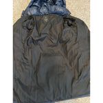 Gap Puffer Coat Down Quilted size Small Womens Packable Travel Hood Vintage Blue Photo 5