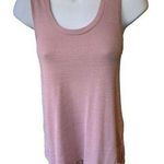 Workshop Republic Clothing Workshop Republic Women's Medium Top Tunic Dusty Rose Pink Scoop High Low EUC Photo 0
