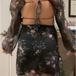 Forever 21  Black Floral Mini Dress Photo 6