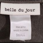 belle du jour Olive Green Faux Suede Vest, Sz Juniors Small Photo 3