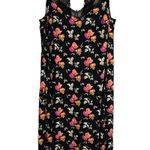 ZARA  Moody Floral‎ Print and Lace Slip Midi Dress Small Photo 0