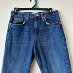 ZARA NWOT  Size 6 Dark Wash Straight Leg Blue Denim Jeans Classic 5 Pockets Photo 1