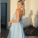 House Of CB ‎ AUDREY TUSCAN BLUE STRAPLESS MIDI SUNDRESS IN SIZE S nwot Photo 15