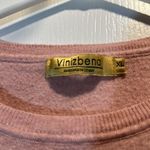 Ears Designed in Italy Pink Sweater Super Mom Super Baby Size XL EUC Photo 3