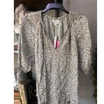 Anthropologie Omika Isla Tasseled Blouse Elliot Galapago Womens Size Small Green Photo 4