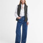 Barbour Otterburn Gilet Quilted Women’s Vest Steel Blue Size 4 Photo 6