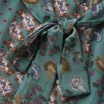 Bloomchic  Chiffon Boho Print Wrap Belted Cami Dress Photo 4