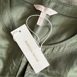 Rebecca Taylor  Utility Sateen Jumpsuit, Long Sleeves Olive Green Size 12 NWT Photo 11