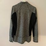 Athleta Gray and Black Quarter-Zip Pullover Athletic Gym Women's size Medium Photo 4