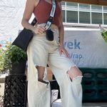 Steve Madden Black and White Crossbody Bag with wallet Photo 7