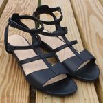 Clarks Women’s Black Parramatta Spice Platform Sandal Sz 8.5 Photo 2