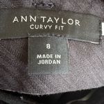 Ann Taylor Curvy Fit The Straight NWT size 8. business Casual black pants Photo 4