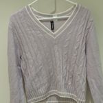Divided Purple  Sweater H&M V neck Photo 1