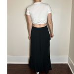 A New Day  Black High Low Midi Skirt Size Medium Photo 1