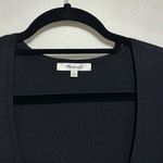 Madewell Long-Sleeve Knit Midi Dress in Black - Size XL Photo 4