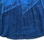 Studio West  Womens Chambray Peasant Skirt Size XL Flowy Boho Western Cowgirl Photo 2