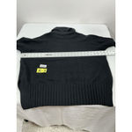 Womans Cynus Oversize Pullover Sweater Large Black Cowl Neck 3/4 Sleeve Photo 4