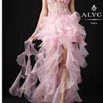 Alyce Paris NWT  Alyce 6054 Paris High Low Evening Dress pink Sz 2 Photo 1