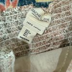 Rachel Zoe 231  Cream 100% Cotton Dress Flowy Boho Cottagecore Large Photo 2