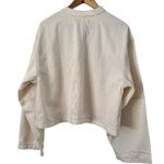 Madewell NWD  Cocoon Sleeve Denim Lady Jacket Off White Size XL Photo 5