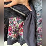 NWT Small Bridgerton Style Black Polka Dot Floral Rose Dress Choli Sari w Ruby Photo 12