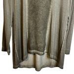 Soft Surroundings  Sinclair Cowl Neck Taupe Olive Green Top Tunic PM Career 39667 Photo 3