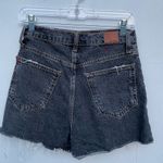 BDG Urban Outfitters  High Rise Cheeky Shorts Faded Distressed Black size 27 A4 Photo 2