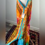 Multicolored Boho Tote Bag Summer Beach Resort Style Casual Colorful Pink Photo 7