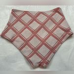 Aerie  Swimwear Woman’s Peach High-Rise Bikini Set Size Small Top & Medium Photo 7