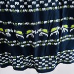 Crown & Ivy elephant print Black and Green halter top Size XL Photo 1