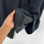 Nancy Bolen City Girl Vintage Velvet Waist Trim Pleated Front‎ Trousers Black Size 12 Photo 8