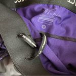 Nike Running Dri Fit Mid Rise Cropped Capri Leggings tights Purple Black women M Photo 8