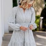 Anthropologie NWT x Loverly Grey The Somerset Long Sleeve Maxi Dress in Blue XL Photo 5