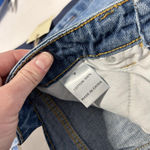 Austin Landing Shorts Womens Size 7 Blue High Rise Loose Fit Denim Jorts Bermuda Photo 6